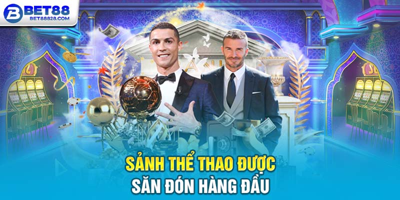 Sảnh thể thao được săn đón hàng đầu